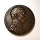 Commemorative medal. Portrait of Christian X. King of Denmark. 1919. Bronze. 
Diameter 51.4 mm.