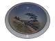 Royal Copenhagen 
Round tray with landscape