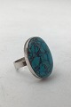 Niels Erik From Sterling Silver Ring with Turquoise