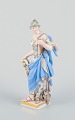 Meissen, Germany, hand-painted porcelain figurine.