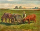 Christiansen, 
Rasmus (1863 - 
1940) Denmark: 
The cow gets 
...