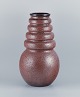 West Germany, floor vase in ceramic with glaze in shades ...