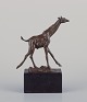 Milo (1955), Spanish sculptor. Bronze sculpture of a giraffe.