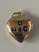 Heart pendant #14 karat Gold
Stamped 585
Height 15.11 mm
Width 12.58 mm