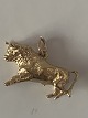 Taurus pendant #14 carat Gold
Stamped 585
Height 13.08 mm
Width 24.61 mm