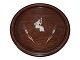 A.F. Rasmussen
Rosewood tray with inlaid silver - The Goddess 
Ceres