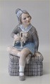 DJ Copenhagen 1158 Girl with Christmas goat (DJ) 21 cm