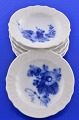 Royal Copenhagen  Blue flower curved  6 Ashtrays