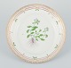 Royal Copenhagen Flora Danica plate. Hand-painted. 24-carat gold leaf.