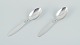 Georg Jensen Cactus. Two dessert spoons in sterling silver.