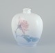 Royal Copenhagen, Art Nouveau porcelain vase decorated with a flower and 
dragonfly motif.