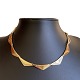 Antik Damgaard-Lauritsen presents: Hans Hansen, Bent Gabrielsen; Peak necklace of 14k gold
