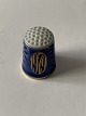 Bing & Grøndahl blue thimble from 1979.