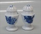 Blue Flower Angular Tableware Salt and Pepper