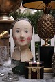 K&Co. presents: 
Original, 
antique French 
wig head 
(Millinerey 
head) from the 
19th century in 
painted ...