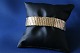 Gold bracelet 
14 karat, 
stamped 585 
CSJ, Brick in 
15 ...