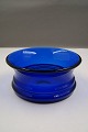 Holmegaard Danish art-glass, elegant bowl of dark 
blue glass