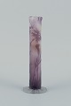 Émile Gallé (1846-1904), France.
Early and rare vase in art glass executed in purple and clear glass.