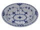 Blue Fluted Half Lace
Rare small oblong bowl 18.4 cm.
