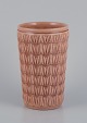 Ewald Dahlskog for Bo Fajans, Sweden. Ceramic vase with geometric pattern.