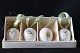 Porcelain eggs from Royal Copenhagen, vintage 2006, 4-pack.