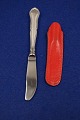 Rita dänisch Silberbesteck, Taschenmesser 12,5cm mit rotem Etui