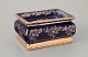 Limoges, 
France. A 
porcelain 
covered box 
decorated with 
...
