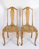 Dining room chairs - Light mahogany - light floral covers - 1920
Great condition
