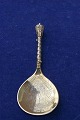 P. Hertz Danish gilt silver flatware, Apostle spoon 16.5cm from second half of 1800 century. 