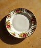 Landsbyrose engelsk bone China porcelæn. Frokosttallerkener 21cm