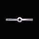 Georg Jensen. 
Sterling Silver 
Tie Clip / Bar 
with Onyx ...