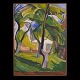 Axel P Jensen, 1886-1972, oil on canvas. Signed. Size: ...