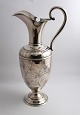 Lundin Antique presents: I. Holm, Copenhagen. Silver jug (830). Height 32.5 cm. With Count's crown engraved ...