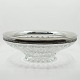 Grann & Laglye; Big crystal bowl with silver