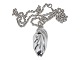 Georg Jensen silver
Large pendant and necklace in heavy quality