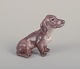 Dahl Jensen, porcelain figurine of a standing Dachshund.