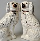 A pair of 
Staffordshire 
dogs, 19th 
century 
England.