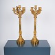 Antik 
Damgaard-
Lauritsen 
presents: 
Pair of 
French 
candelabras, 
gilt bronze, 
1830