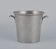 Just Andersen, early Art Deco champagne cooler in pewter.