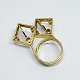 Bent Knudsen; Ring of 18k gold, no. 260