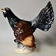 Earthenware 
figure of a 
capercaillie, 
c. 1900.