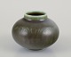 Eva Stæhr Nielsen for Saxbo, Denmark.
Ceramic vase with green-toned glaze.