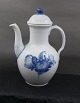 Blue Flower Plain Danish porcelain. Coffee pots & 
cover