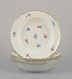 Meissen, 
Germany.
A set of four 
deep plates in 
porcelain.