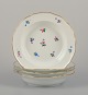 Meissen, Germany.
A set of four deep plates in porcelain.