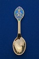 Michelsen Christmas spoon 1984 of Danish gilt 
sterling silver