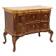 Aabenraa 
Antikvitetshandel 
presents: 
Large 
walnut veneered 
and gilt 
commode in the 
manner of 
Mathias 
Ortmann, ...