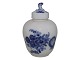 Blue Flower Curved
Small lidded tea jar