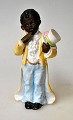 Bisquit figure 
- cold painted, 
19th century 
Germany.