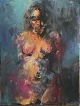 Beautiful oil painting "Composition" The painting is unframed and unsigned.